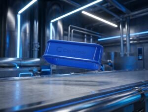 A close up of different types of bread bag closures including clipbands and twist ties